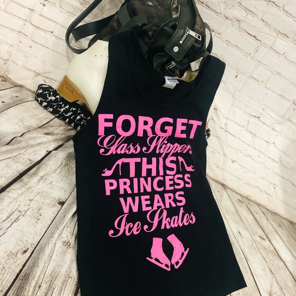 🔥Gildan🔥Tank Top🔥Forget Glass Slippers This Princess …🔥 - Picture 10 of 10